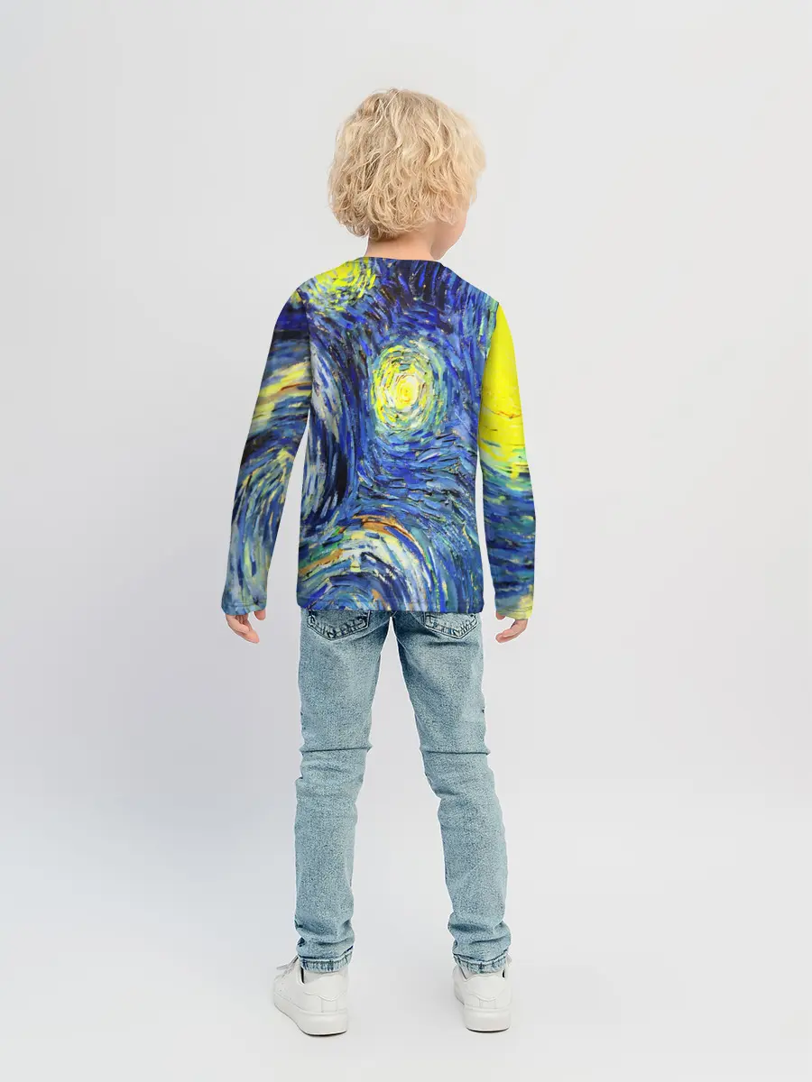 Детский лонгслив / ИМПРЕССИОНИЗМ ВАНГОГ