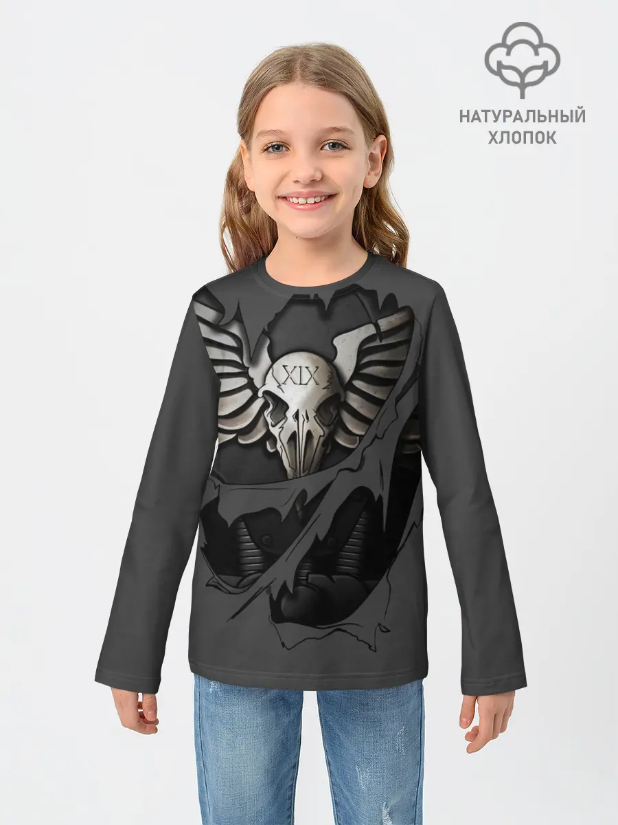 Детский лонгслив / Броня Гвардии Ворона