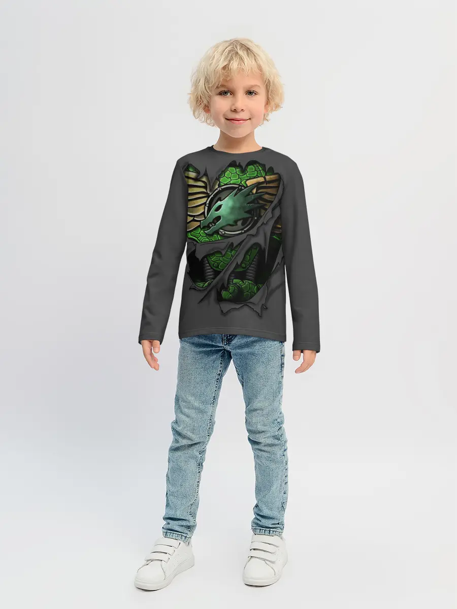 Детский лонгслив / Доспехи Саламандр