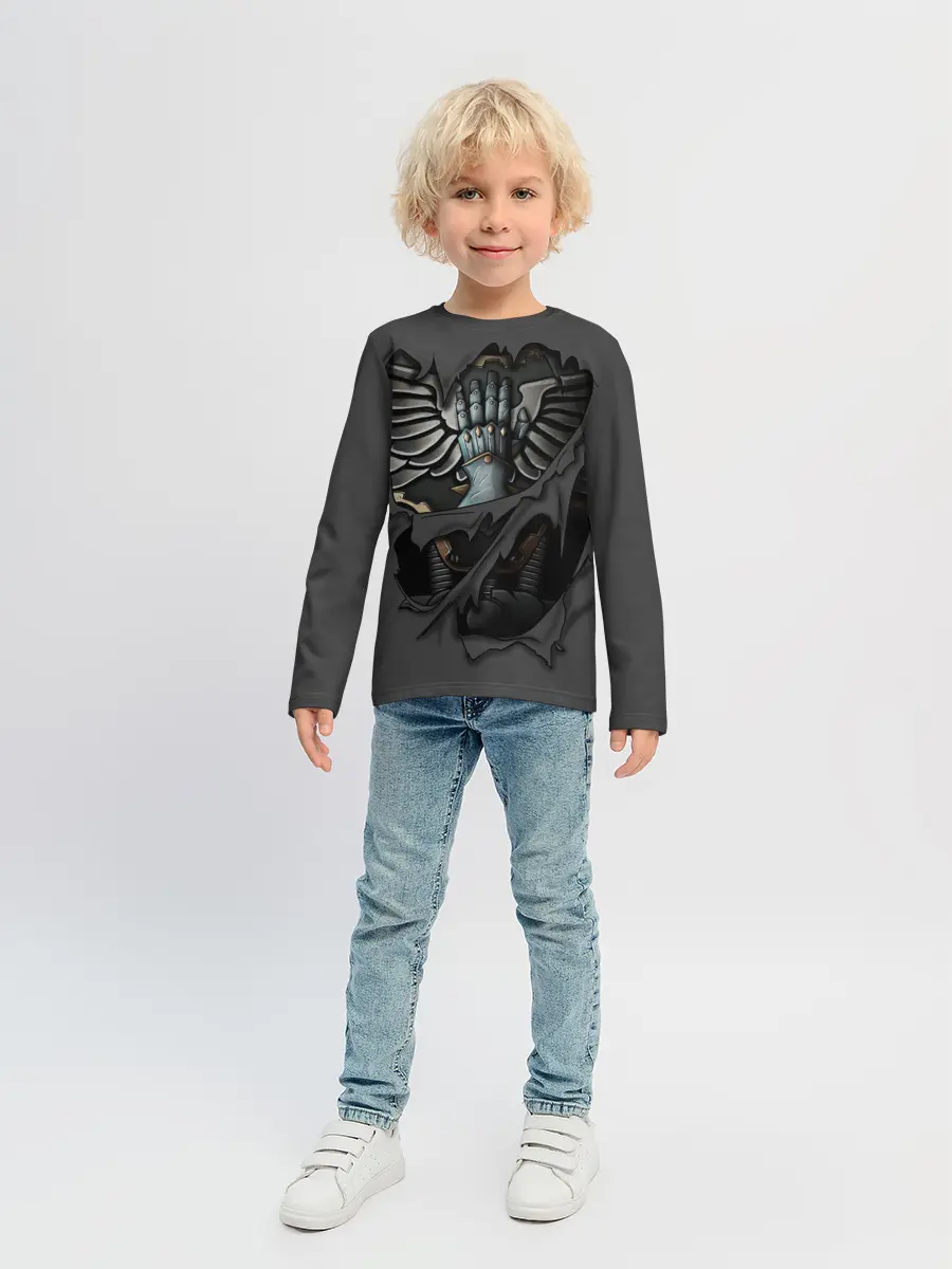 Детский лонгслив / Железные Руки Броня