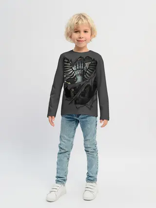 Детский лонгслив / Железные Руки Броня