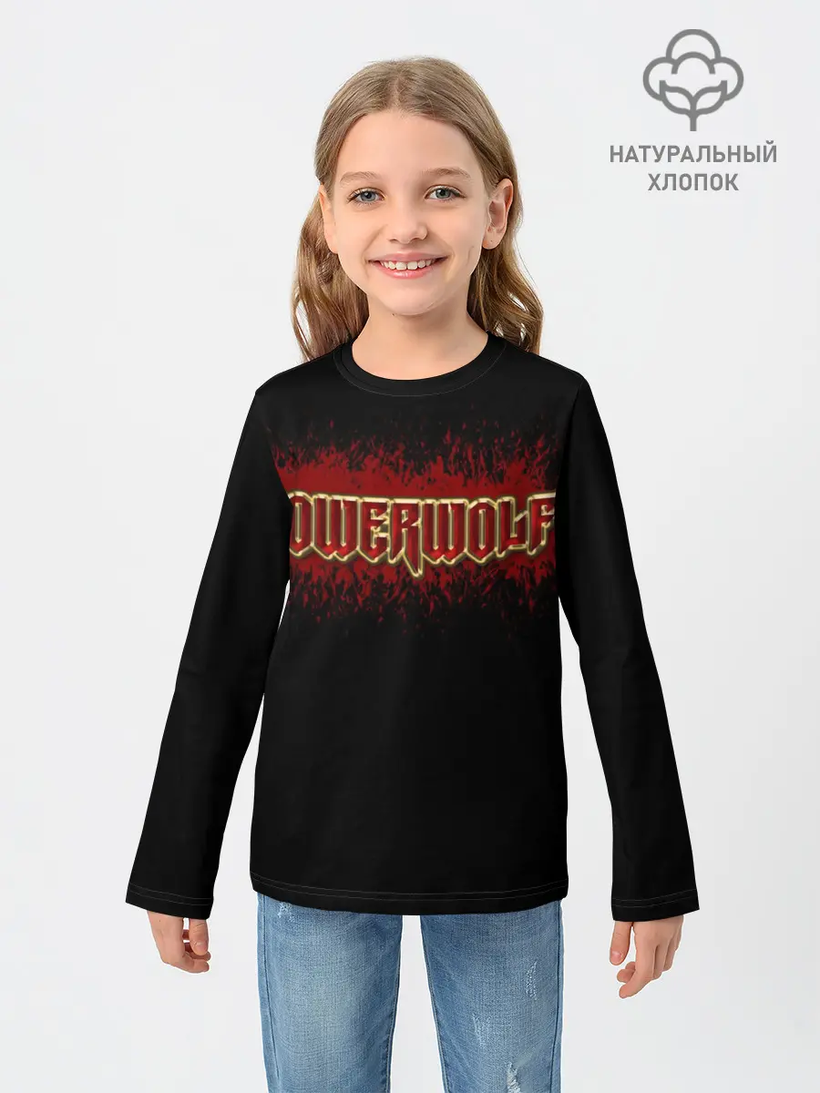 Детский лонгслив / Powerwolf