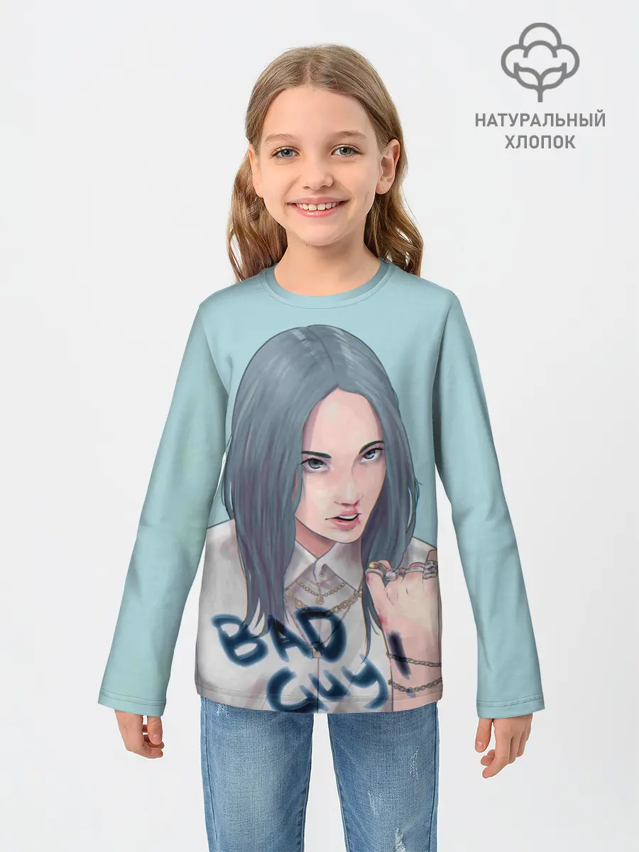 Детский лонгслив / Billie Eilish