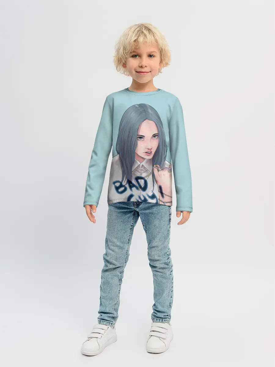 Детский лонгслив / Billie Eilish
