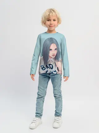 Детский лонгслив / Billie Eilish