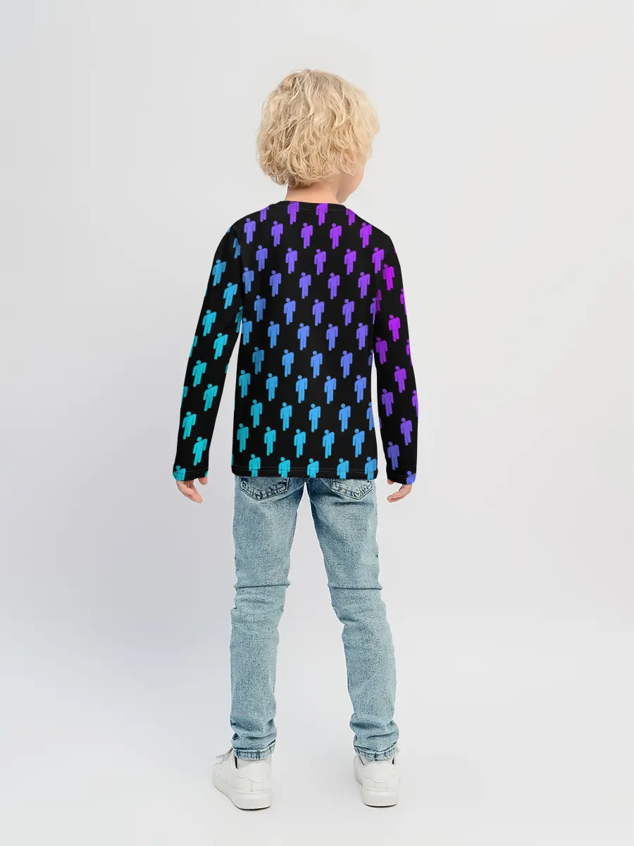 Детский лонгслив / BILLIE EILISH PATTERN
