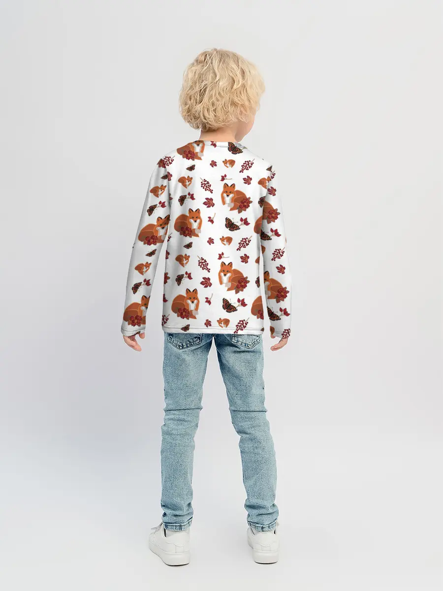 Детский лонгслив / Лиса