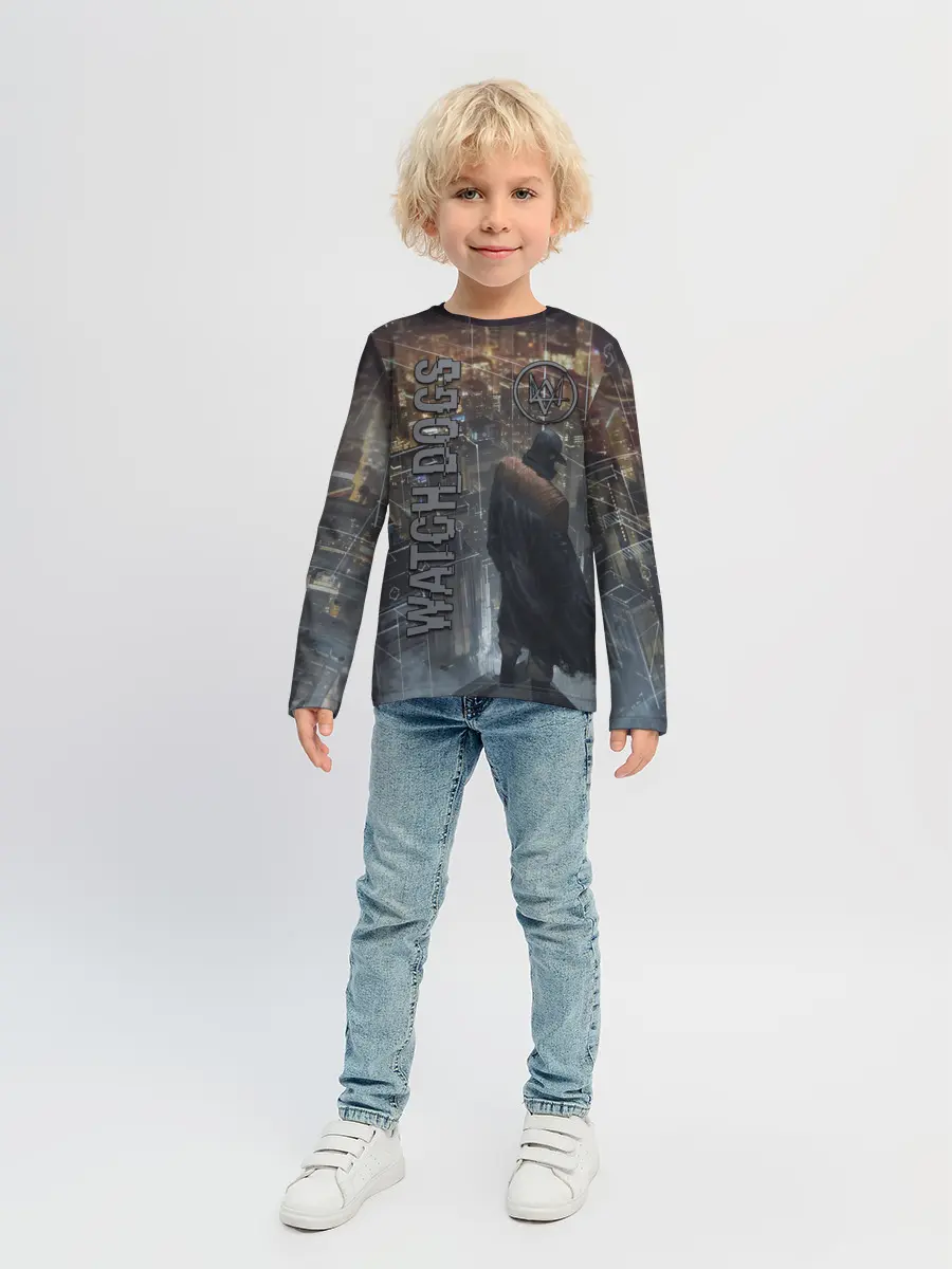 Детский лонгслив / Watch Dogs