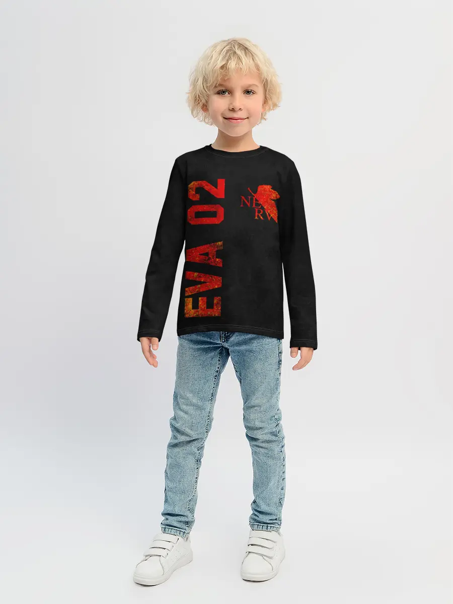 Детский лонгслив / Eva 02