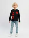 Детский лонгслив / Nerv red
