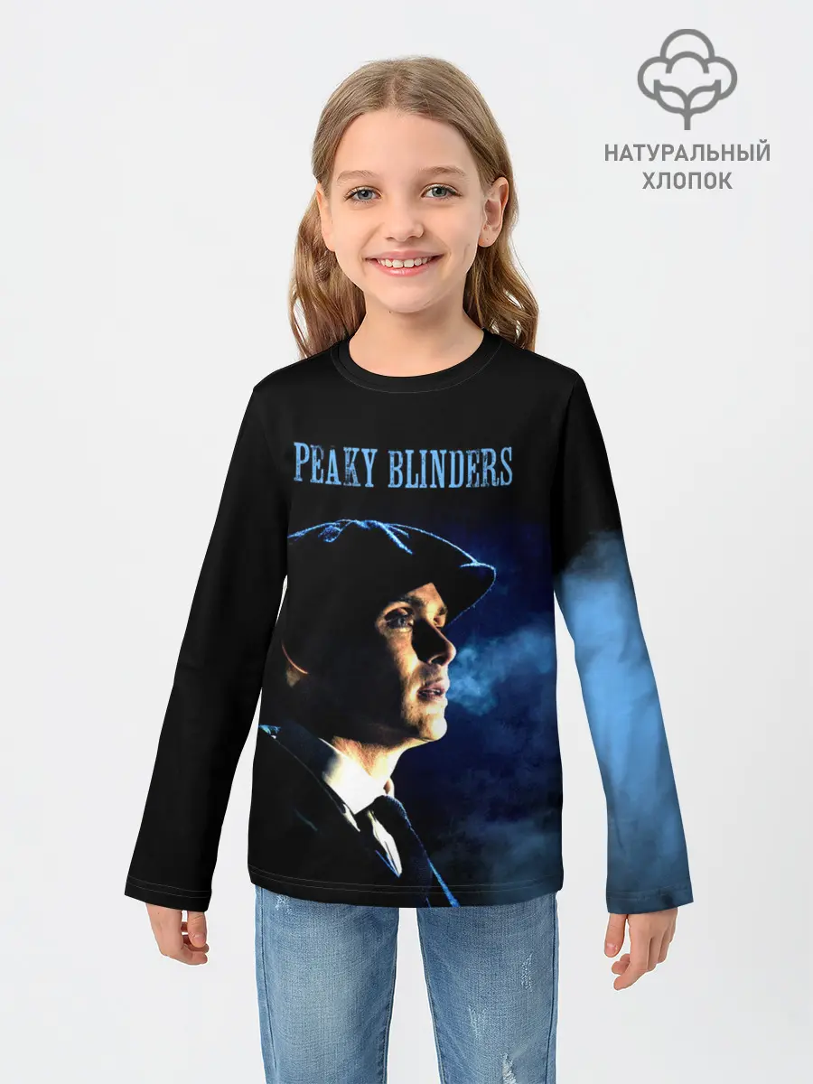 Детский лонгслив / Острые козырьки