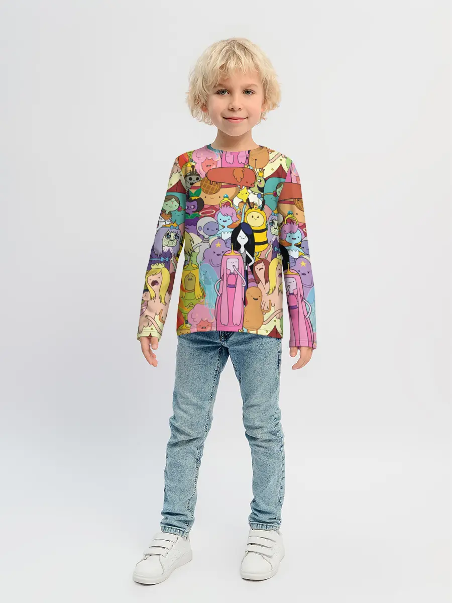Детский лонгслив / Adventure time