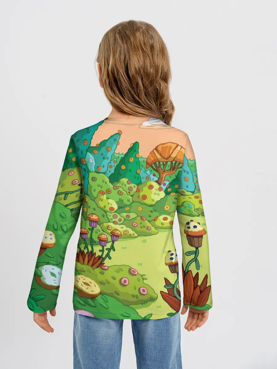 Детский лонгслив / Ливнерог и Джейк