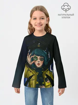 Детский лонгслив / Coraline