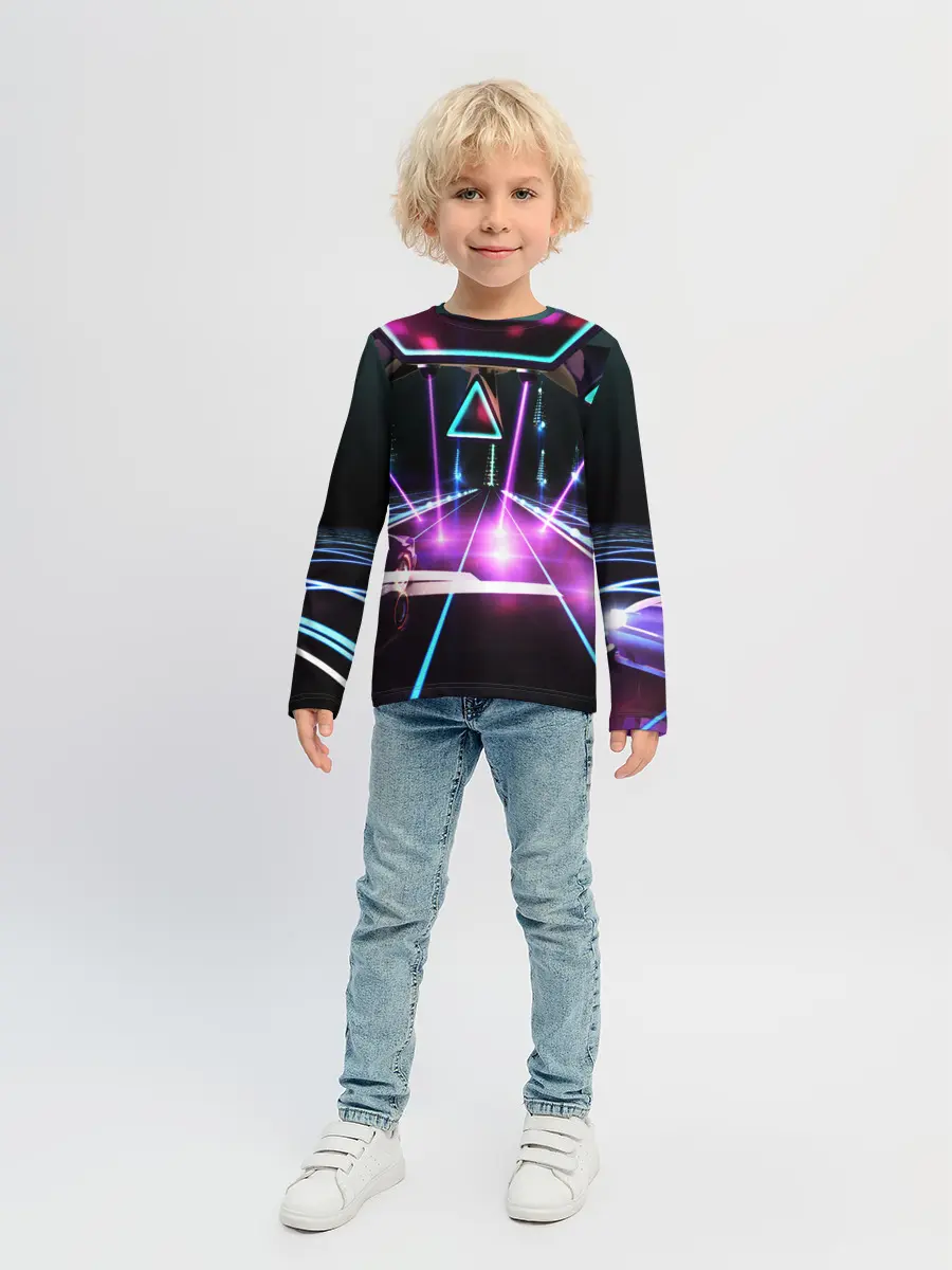 Детский лонгслив / КИБЕРГОРОД