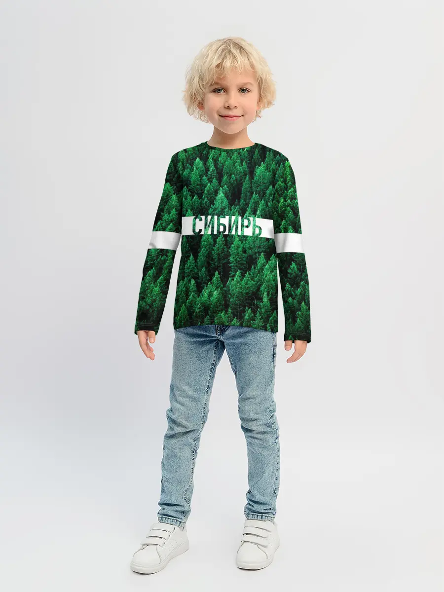 Детский лонгслив / Сибирь