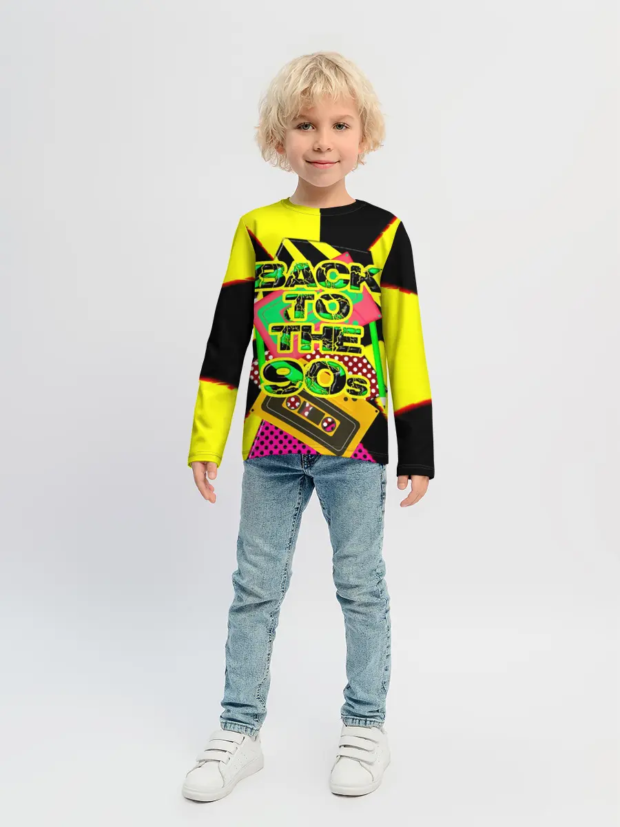 Детский лонгслив / Back to the 90