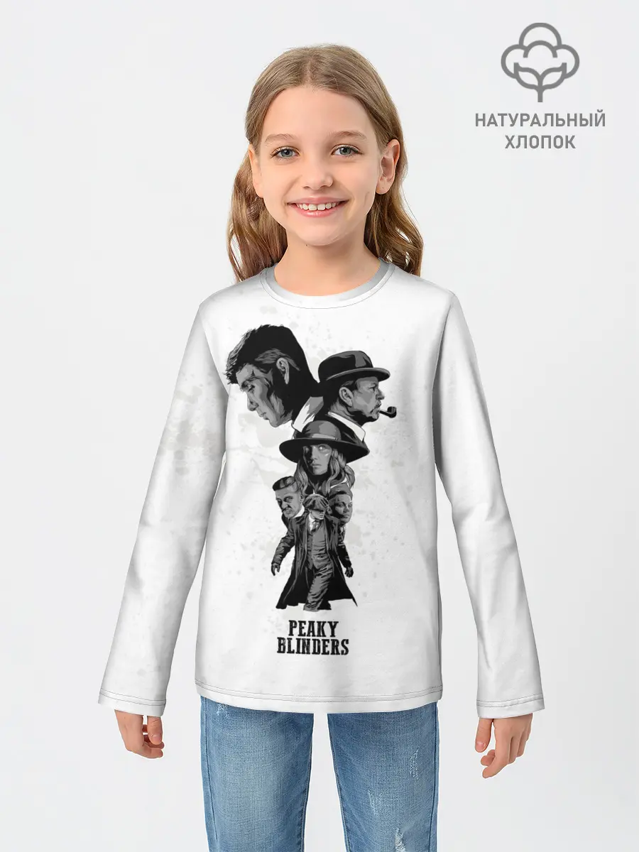 Детский лонгслив / Острые козырьки
