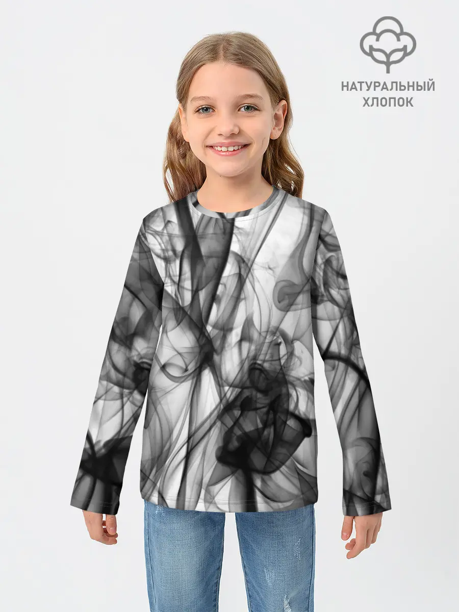 Детский лонгслив / SMOKE ABSTRACTION