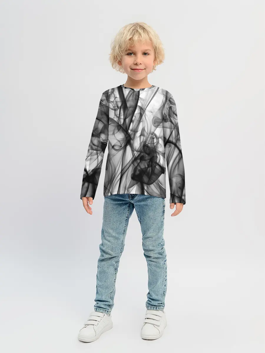Детский лонгслив / SMOKE ABSTRACTION