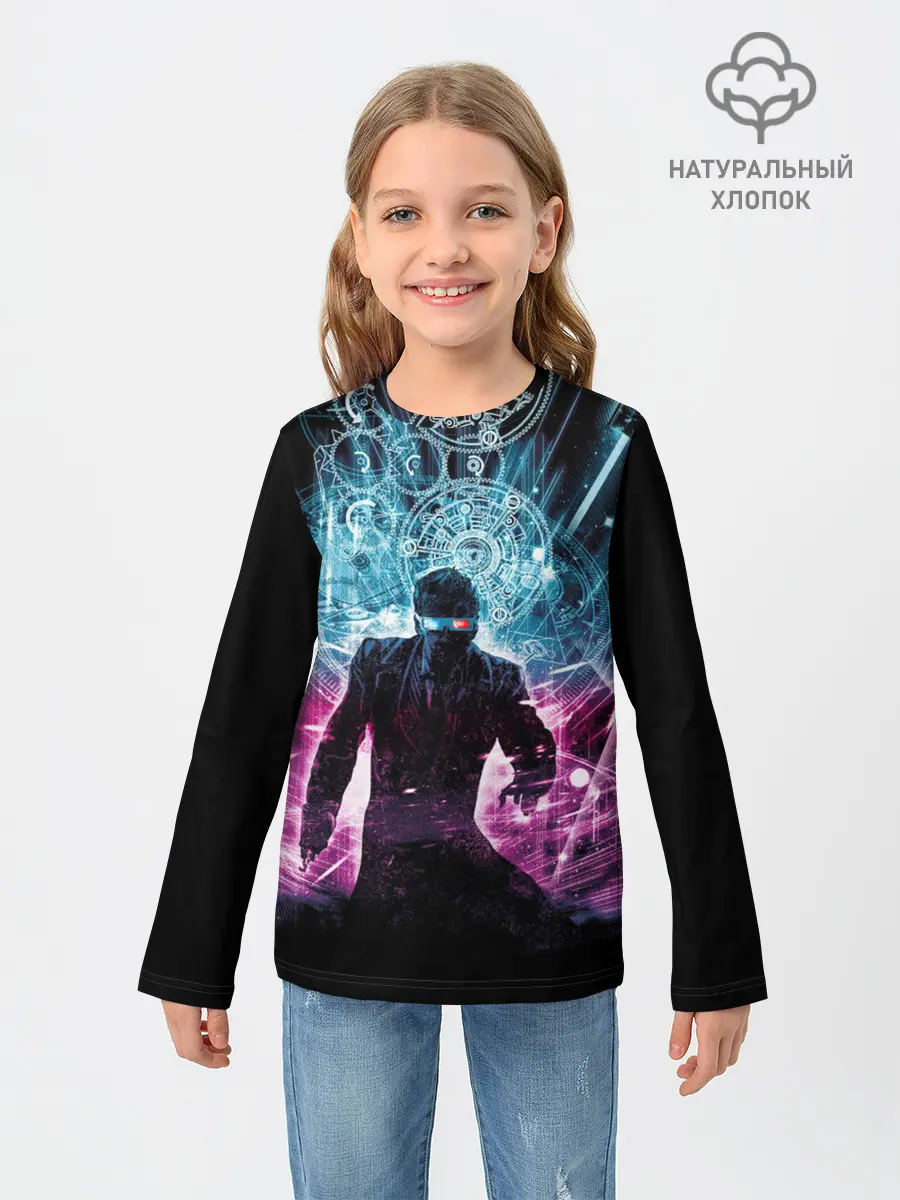 Детский лонгслив / Доктор Кто