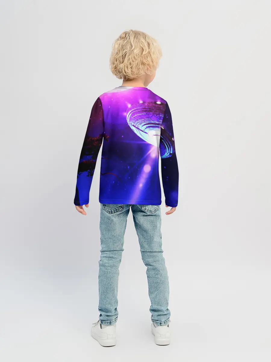 Детский лонгслив / НЛО