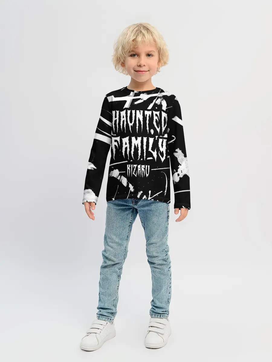 Детский лонгслив / KIZARU - HAUNTED FAMILY