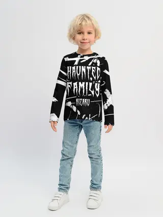 Детский лонгслив / KIZARU - HAUNTED FAMILY