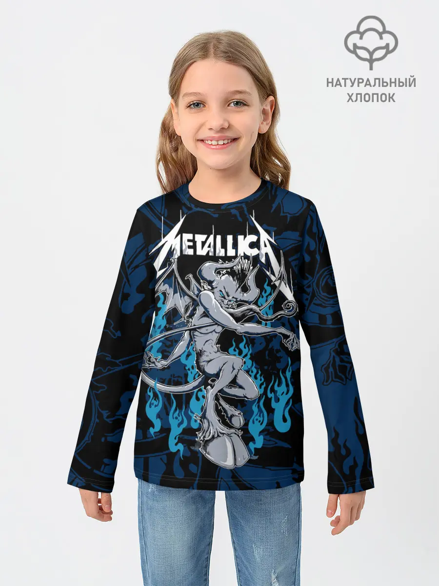 Детский лонгслив / Metallica