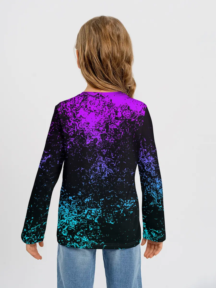 Детский лонгслив / БРЫЗГИ КРАСОК