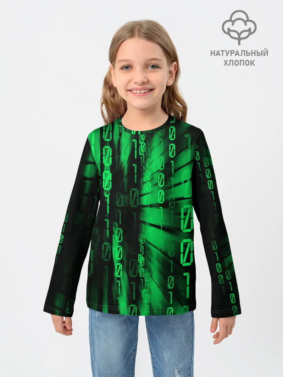 Детский лонгслив / МАТРИЦА