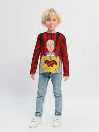 Детский лонгслив / Сайтама здесь!