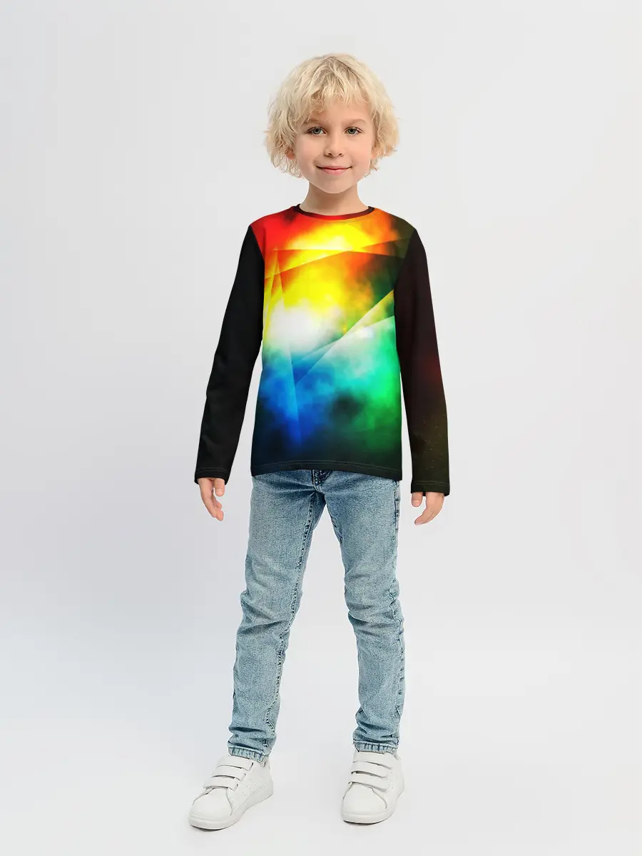 Детский лонгслив / КРАСКИ КОСМОСА