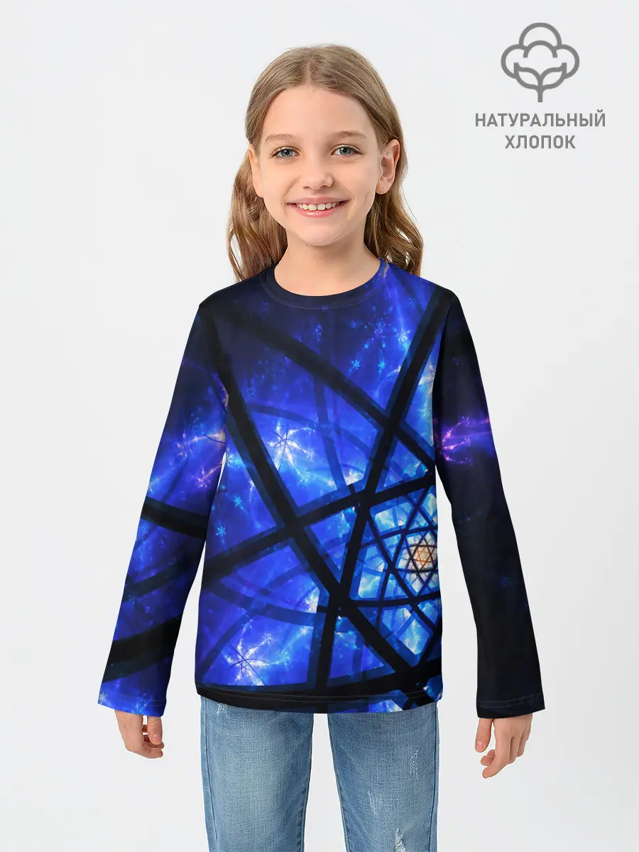 Детский лонгслив / SPACE PSY