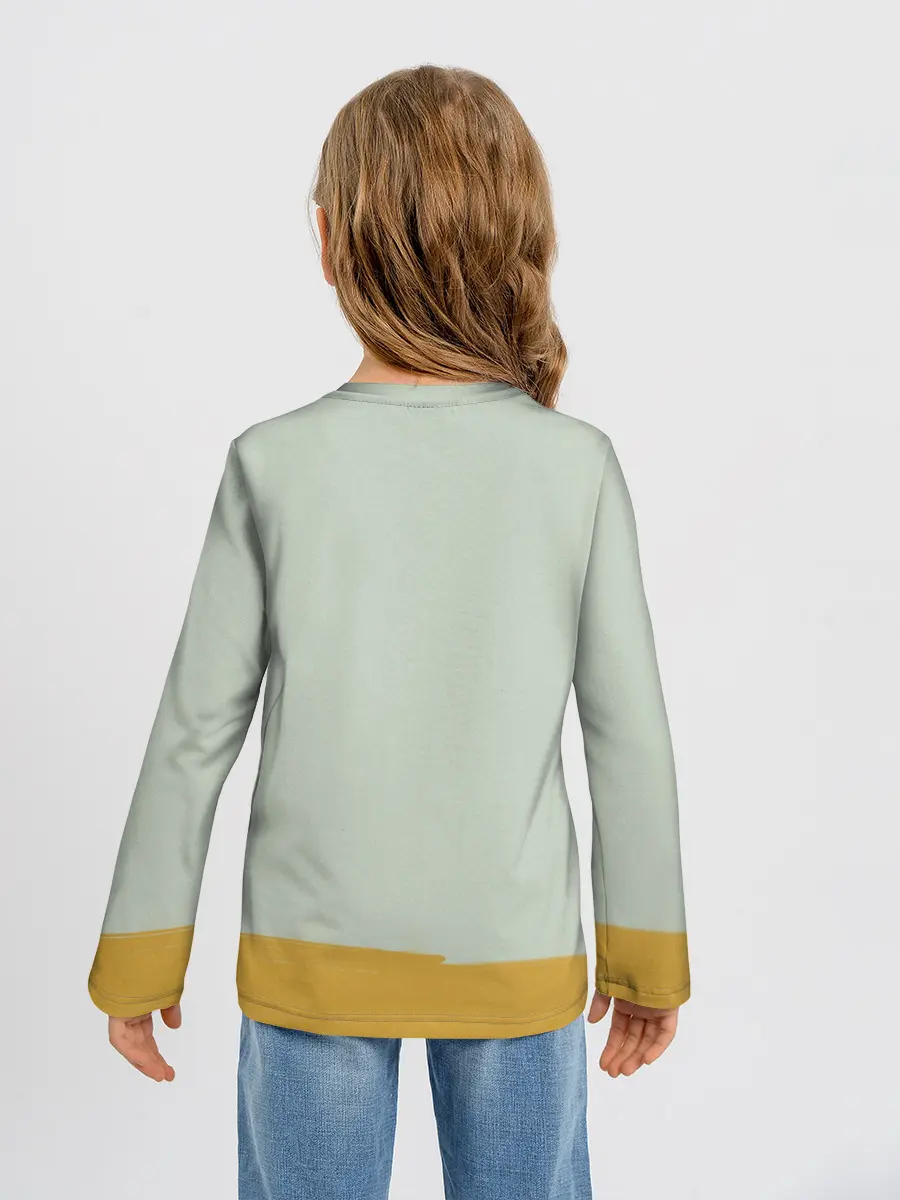 Детский лонгслив / Подсолнухи