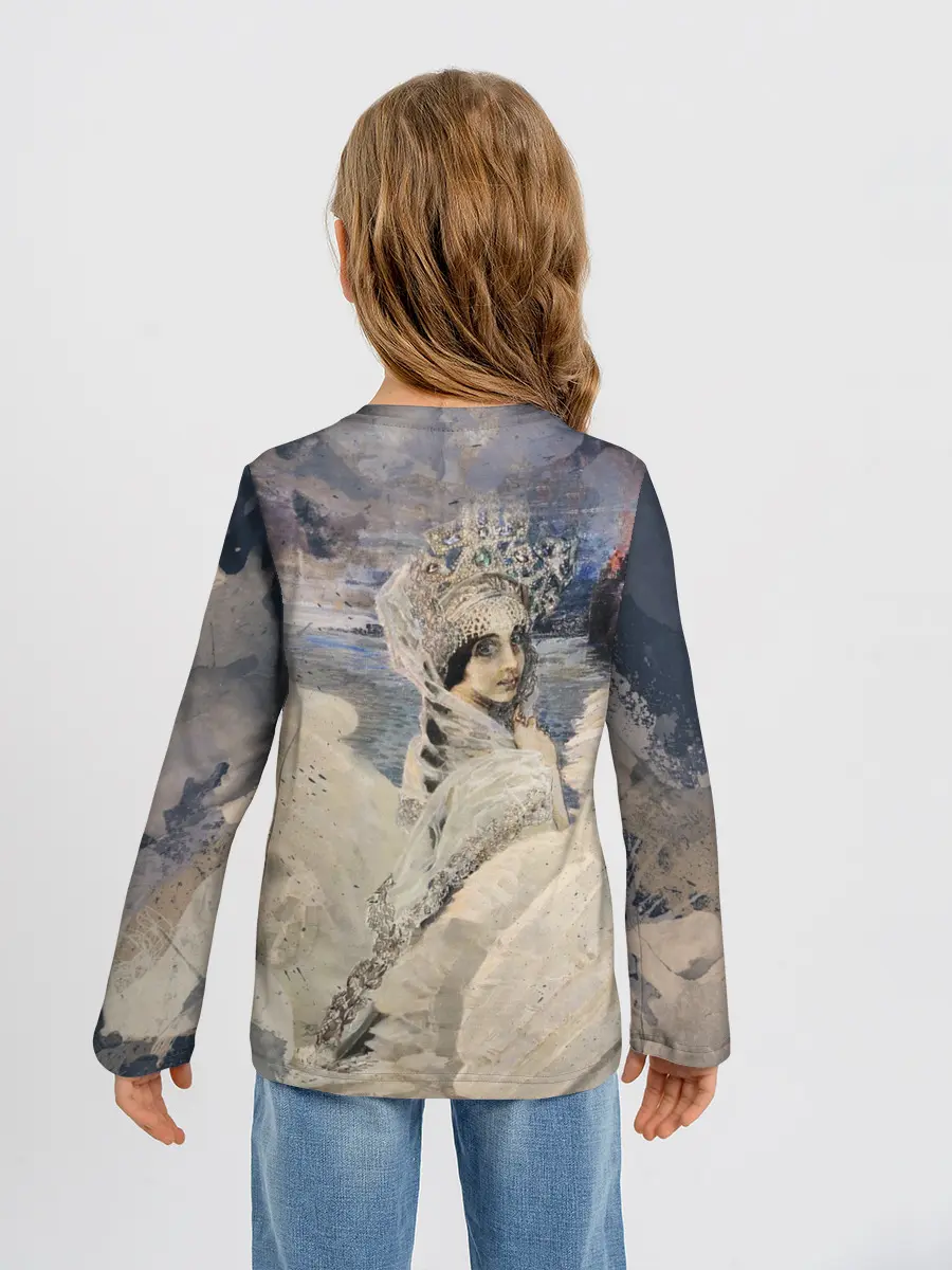 Детский лонгслив / Царевна лебедь