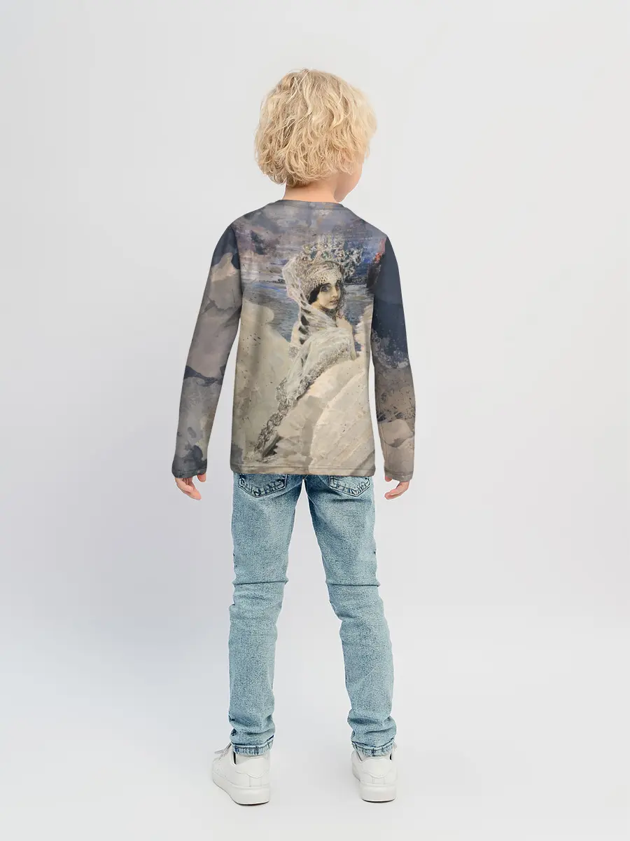 Детский лонгслив / Царевна лебедь