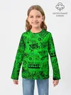 Детский лонгслив / Billie Eilish Graffiti Grunge