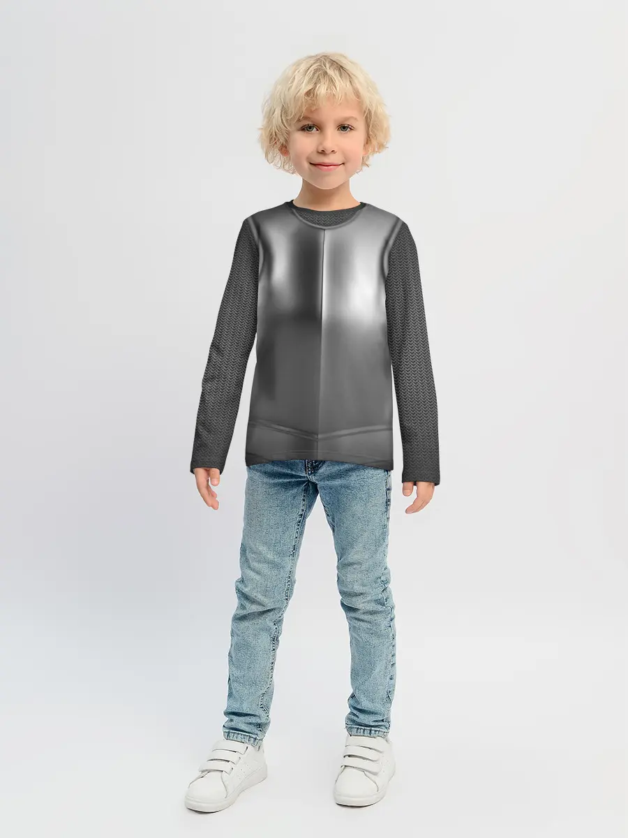 Детский лонгслив / Доспехи рыцаря