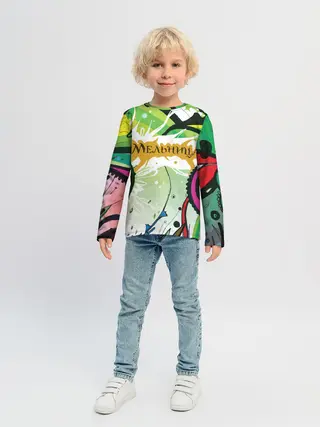 Детский лонгслив / Мельница
