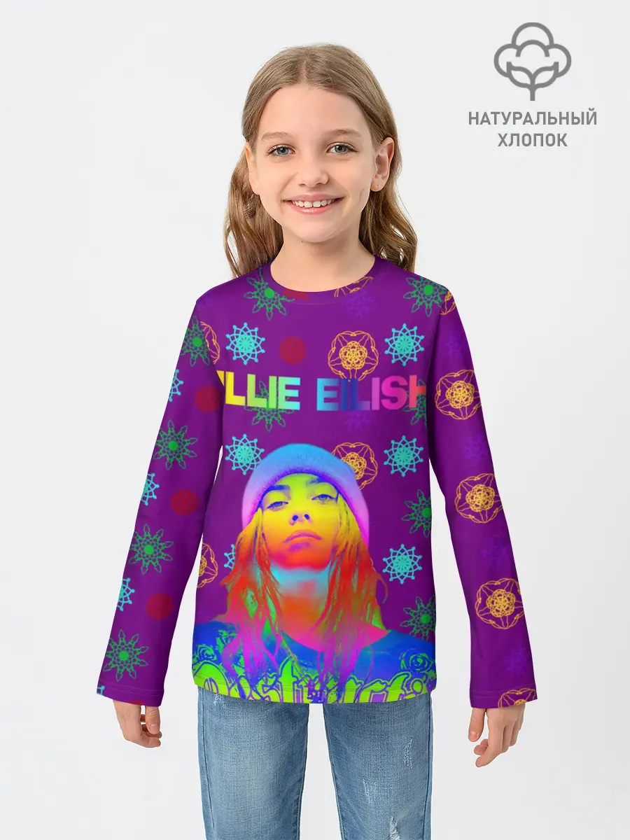 Детский лонгслив / billie eilish
