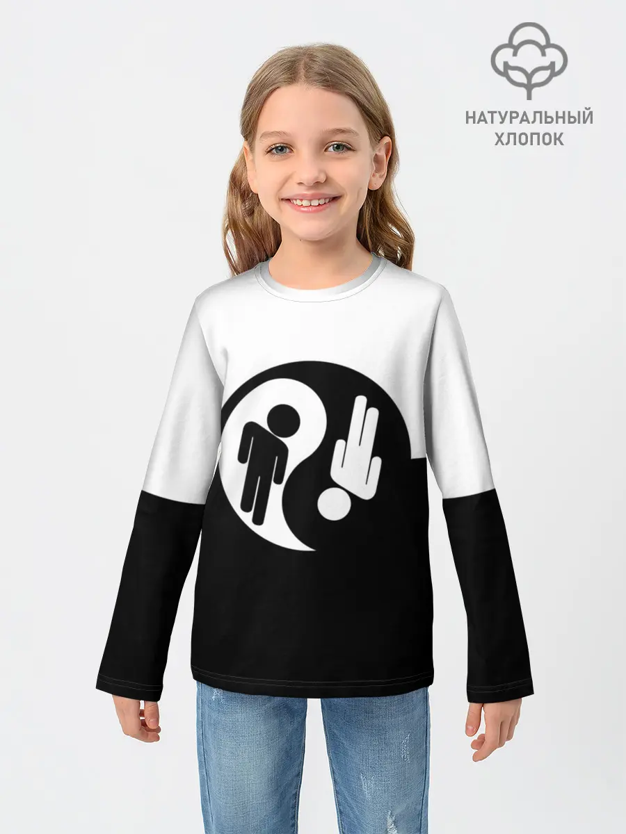 Детский лонгслив / billie eilish