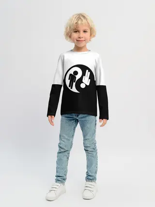 Детский лонгслив / billie eilish