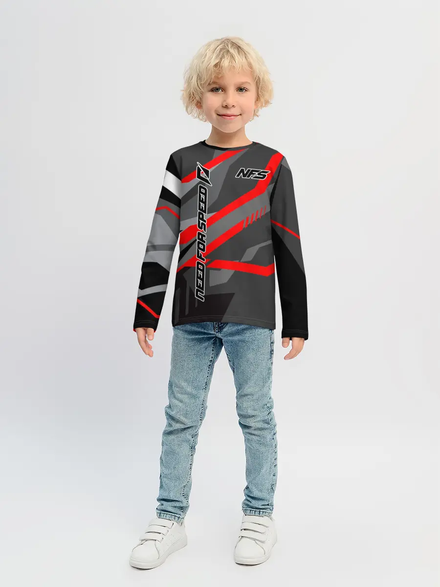 Детский лонгслив / Need for Speed
