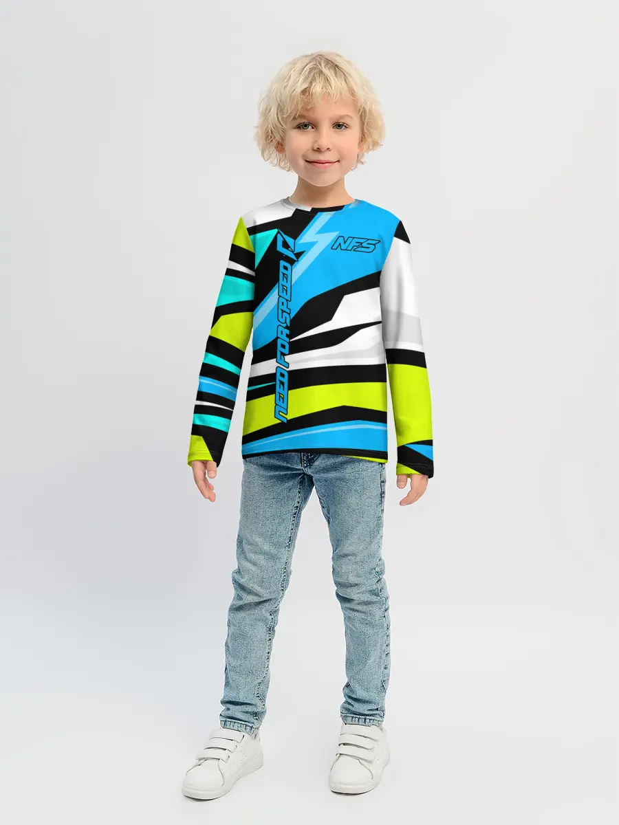 Детский лонгслив / Need for Speed
