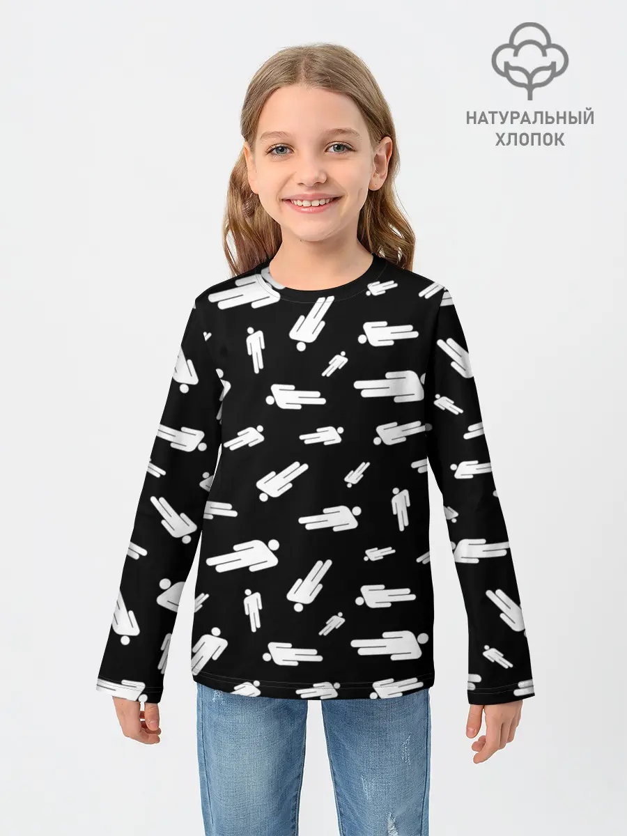 Детский лонгслив / BILLIE EILISH - Blohsh