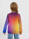 Детский лонгслив / Abstract gradient colors