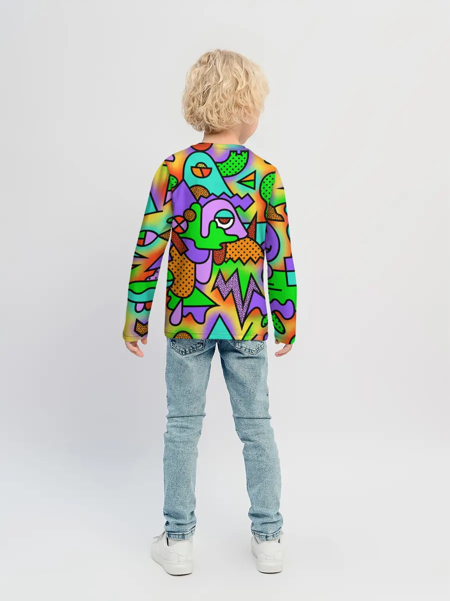 Детский лонгслив / PSY GEOMETRY