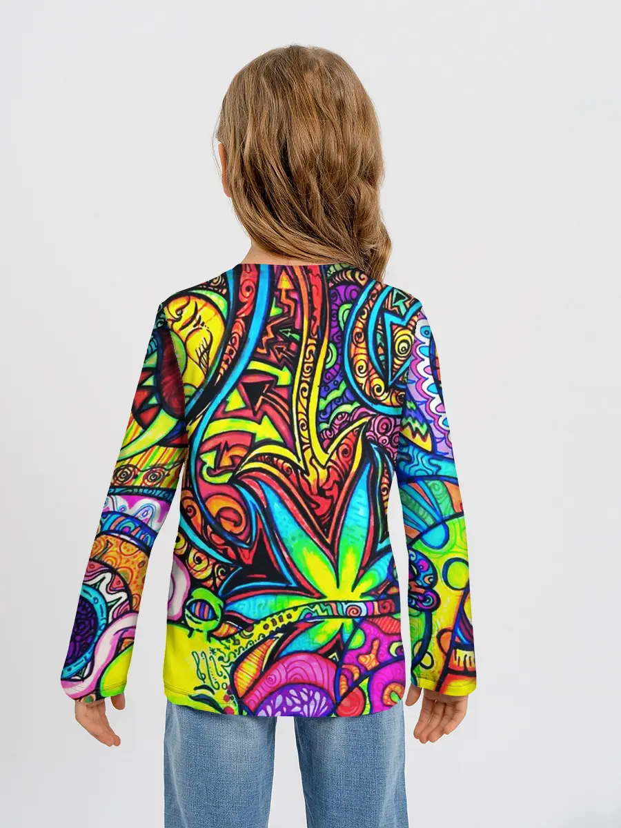 Детский лонгслив / ABSTRACTION PSY