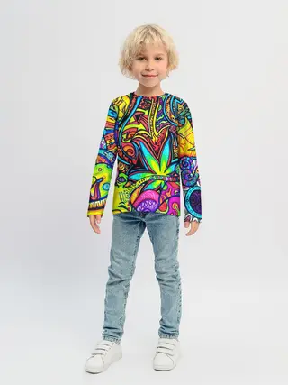 Детский лонгслив / ABSTRACTION PSY